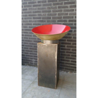Stalen Vuurschaal 70 blanco